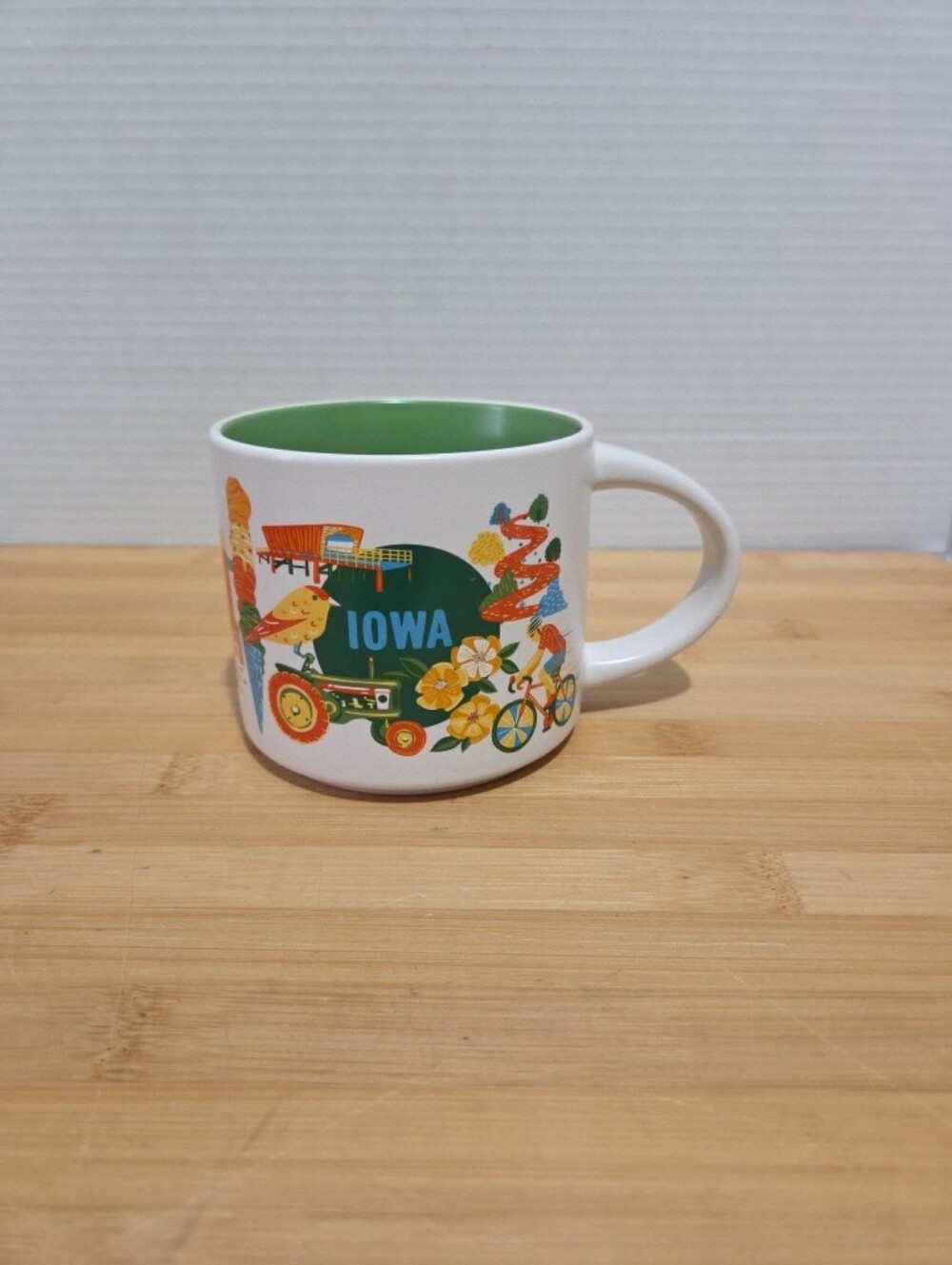 Starbucks Iowa Discovery Series White Ceramic Mug 14oz 2024
